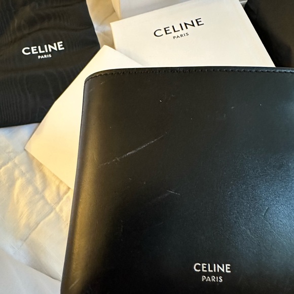 Celine black leather wallet - Picture 2 of 3